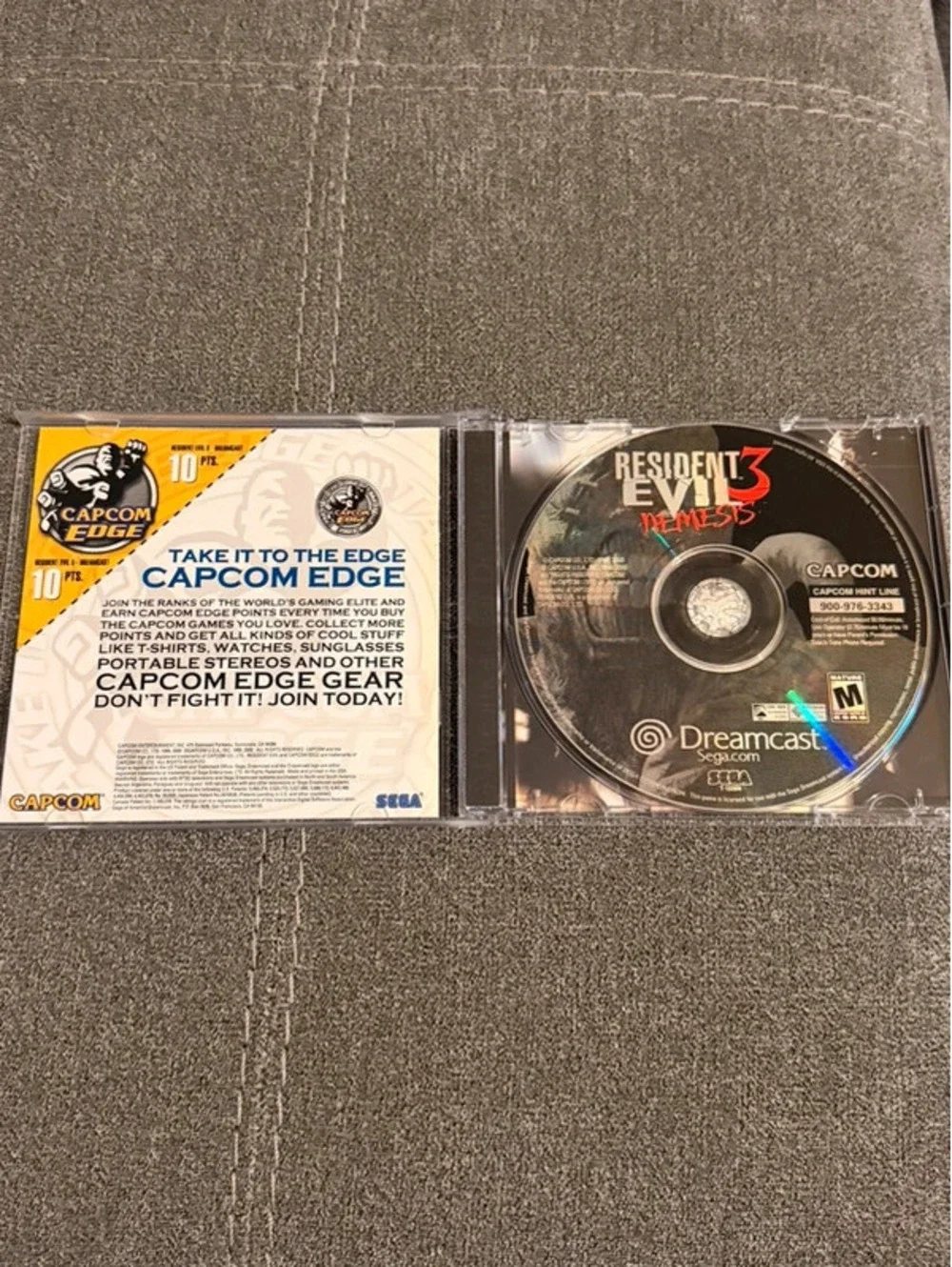 Resident Evil 3 Nemesis for Sega Dreamcast